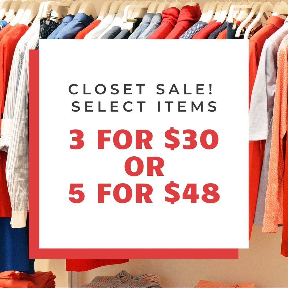 ❣️SALE!❣️ CLOSET SALE ON SELECT ITEMS